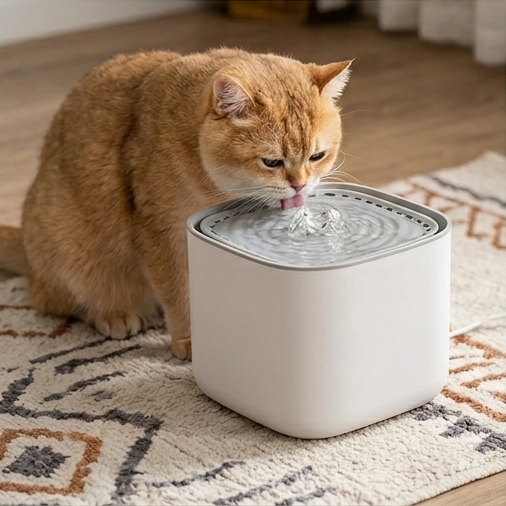 AquaPfote 3L – Automatischer USB-Trinkbrunnen
