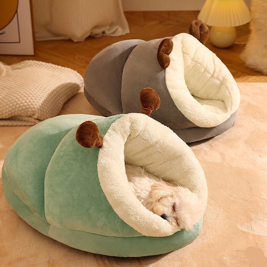 Großes Kuschelnest für Haustiere – Pantoffel-Design