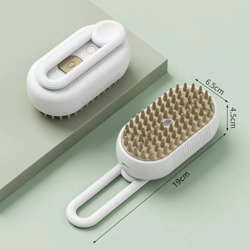 Aufladbarer Katzenpflegekamm – Reinigung & Massage per USB