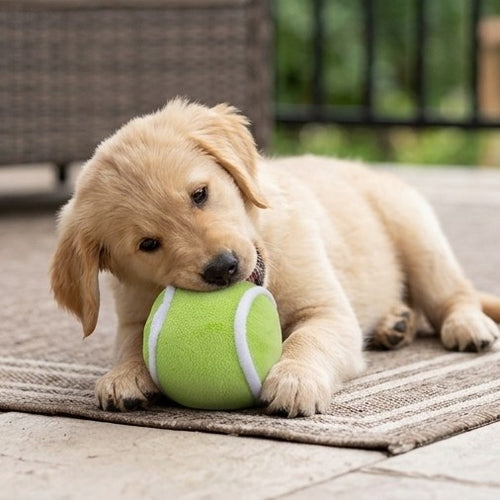 Plüsch-Quietschball für Hunde