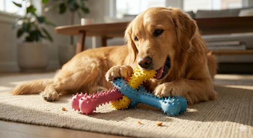 Hunde-Kauspielzeug aus Naturgummi – Für Zahnpflege & Spielspaß